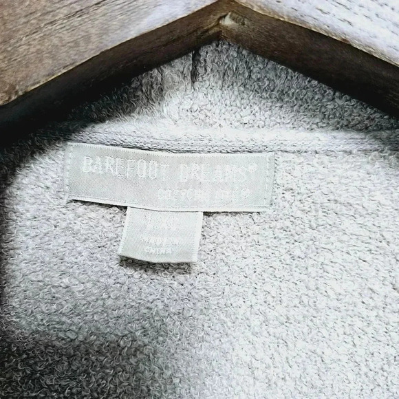 Barefoot dreams tan super soft open front waterfall sweater l/xl - Picture 7 of 10